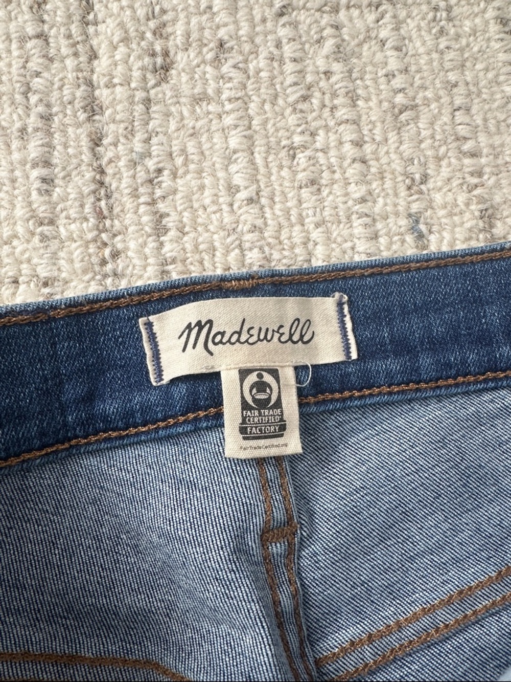 Madewell Deep Indigo Skinny Jeans - Picture 3 of 6